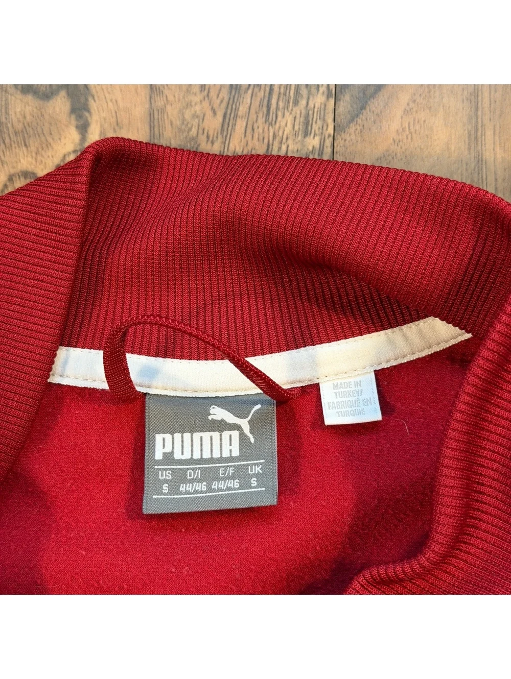 Puma Arsenal FC Track Jacket 2015/16 Small Red White Full Zip Training Coat